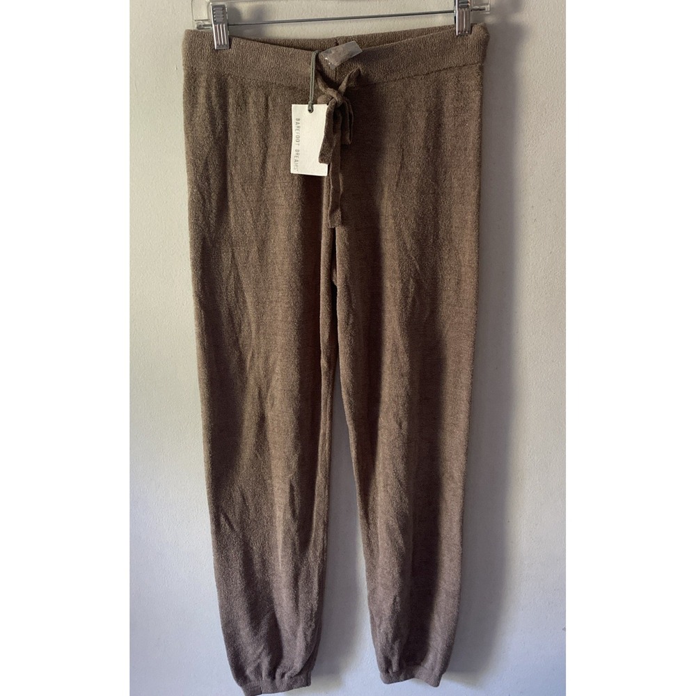 Barefoot Dreams Cozy Chic Ultra Lite Track Jogger Pants XS Women's Warm Taupe